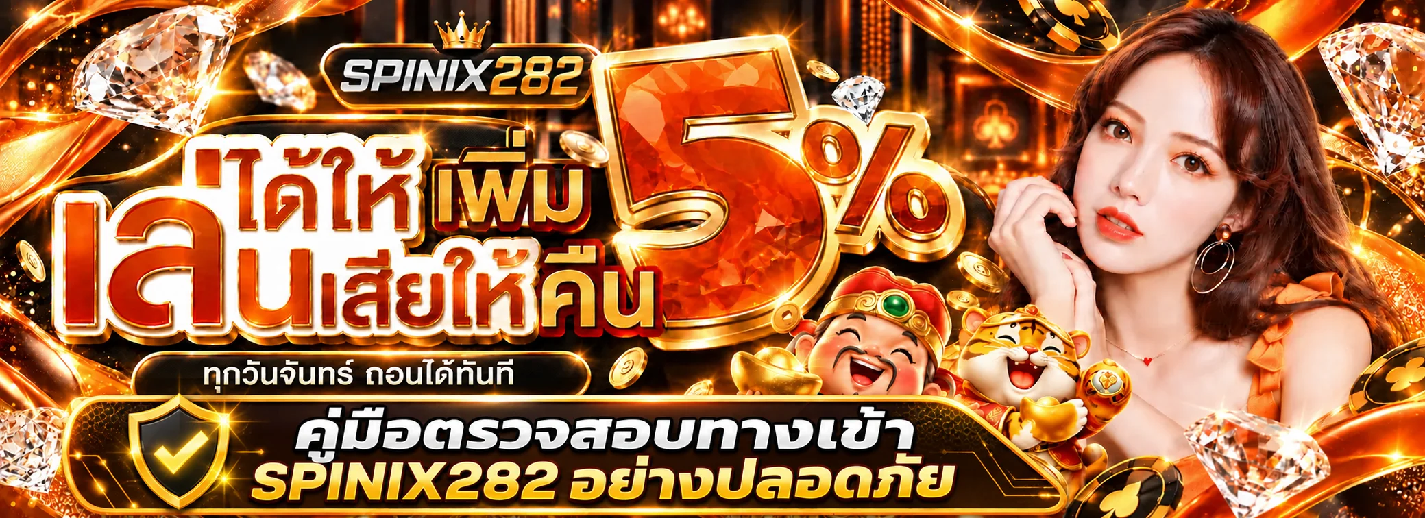 SPINIX282 คู่มือตรวจทางเข้าและเริ่มใช้งานอย่างปลอดภัย